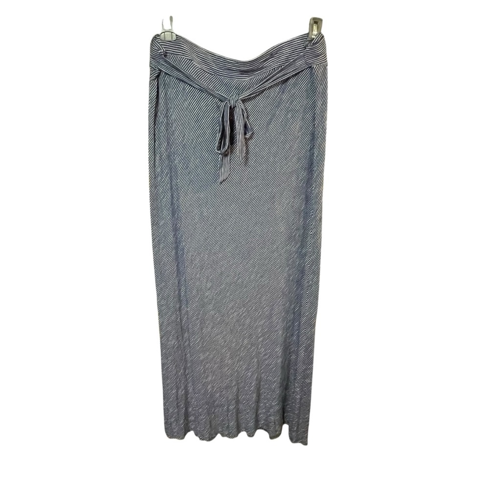 Westport Navy and White Striped Maxi Skirt
